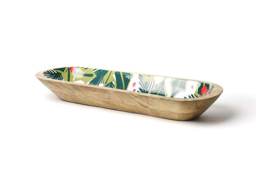 Entertaining Coton Colors by Laura Johnson | Balsam And Berry Holly Wooden Dough Bowl