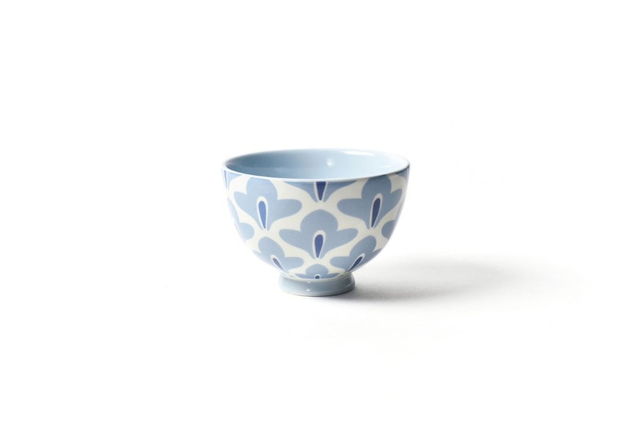 Entertaining Coton Colors by Laura Johnson | Iris Blue Sprout 6" Footed Bowl