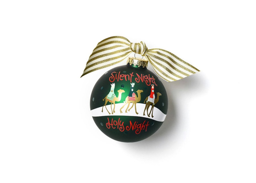 Ornaments Coton Colors by Laura Johnson | Silent Night Glass Ornament