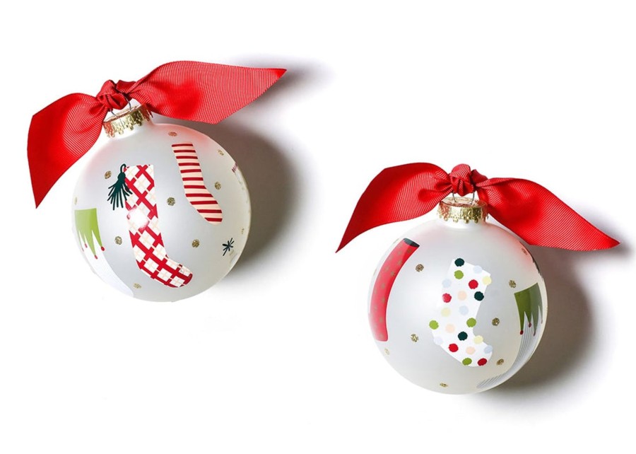 Ornaments Coton Colors by Laura Johnson | Stockings Glass Ornament