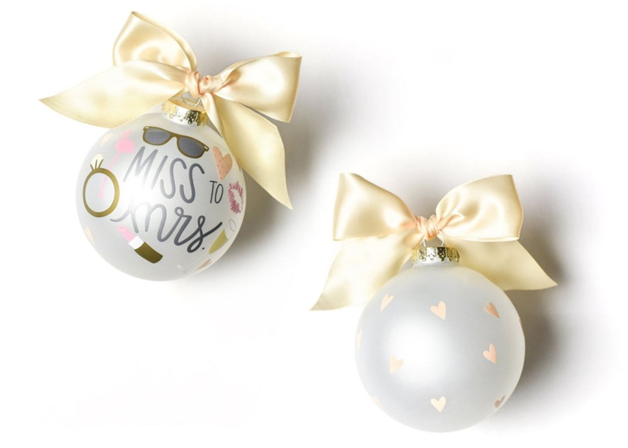 Ornaments Coton Colors by Laura Johnson | Miss To Mrs. Glass Ornament