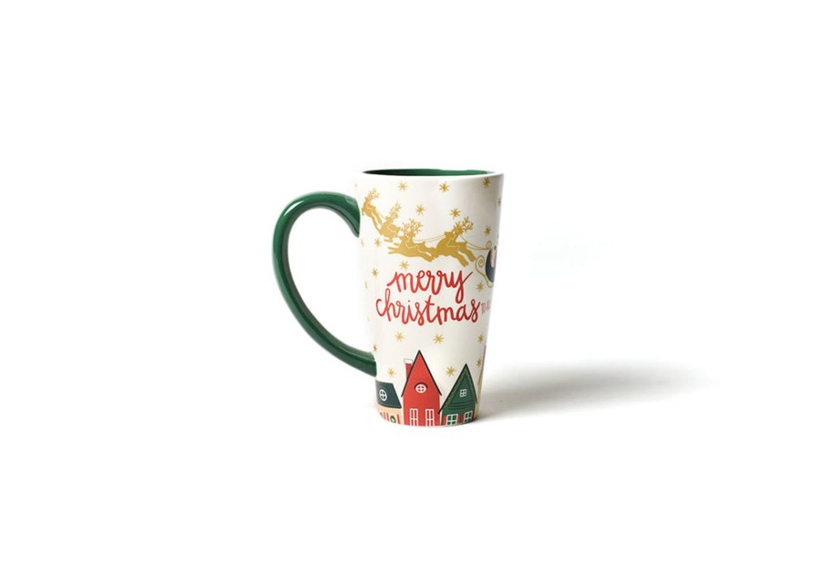 Tabletop Coton Colors by Laura Johnson | Christmas In The Village Mug, Set Of 4