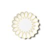 Tabletop Coton Colors by Laura Johnson | Deco Gold Scallop Dinner Plate