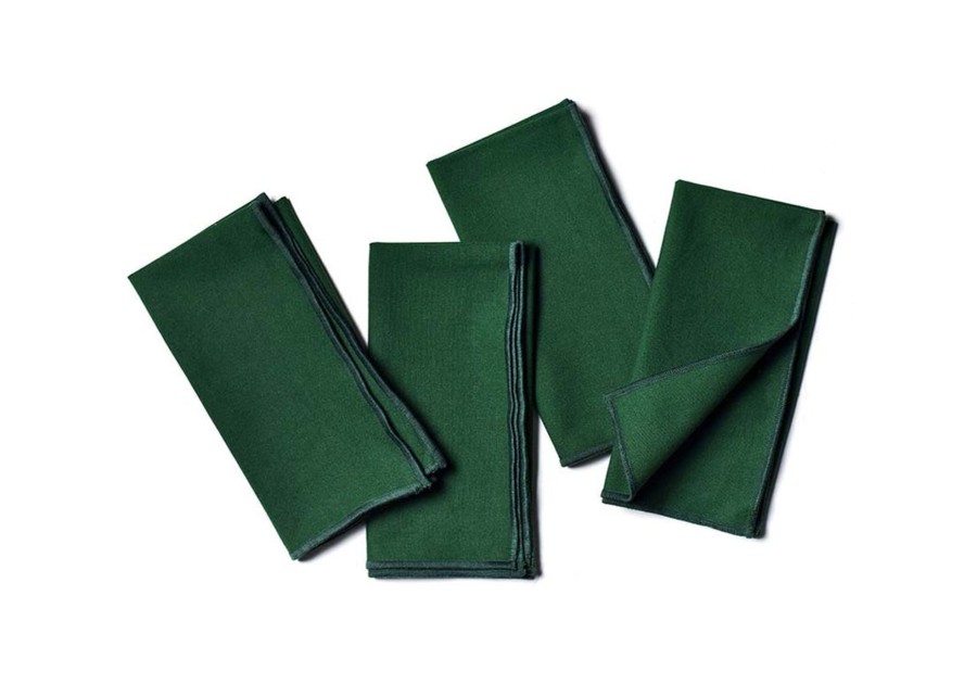 Entertaining Coton Colors by Laura Johnson | Color Block Pine Napkin, Set Of 4