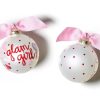 Ornaments Coton Colors by Laura Johnson | Glam Girl Glass Ornament