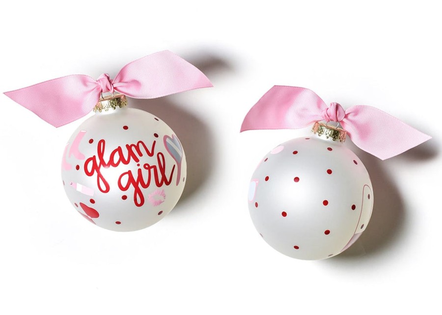 Ornaments Coton Colors by Laura Johnson | Glam Girl Glass Ornament