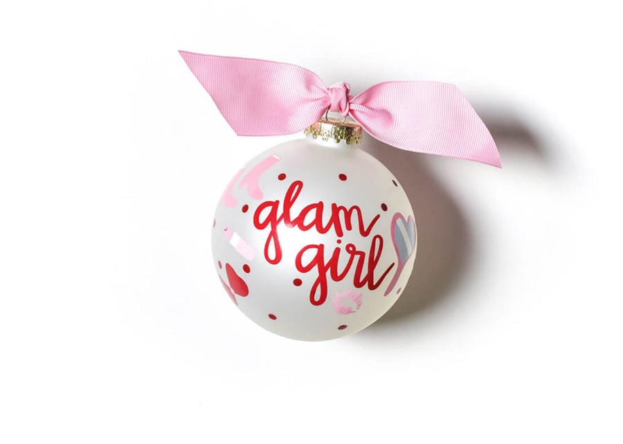 Ornaments Coton Colors by Laura Johnson | Glam Girl Glass Ornament