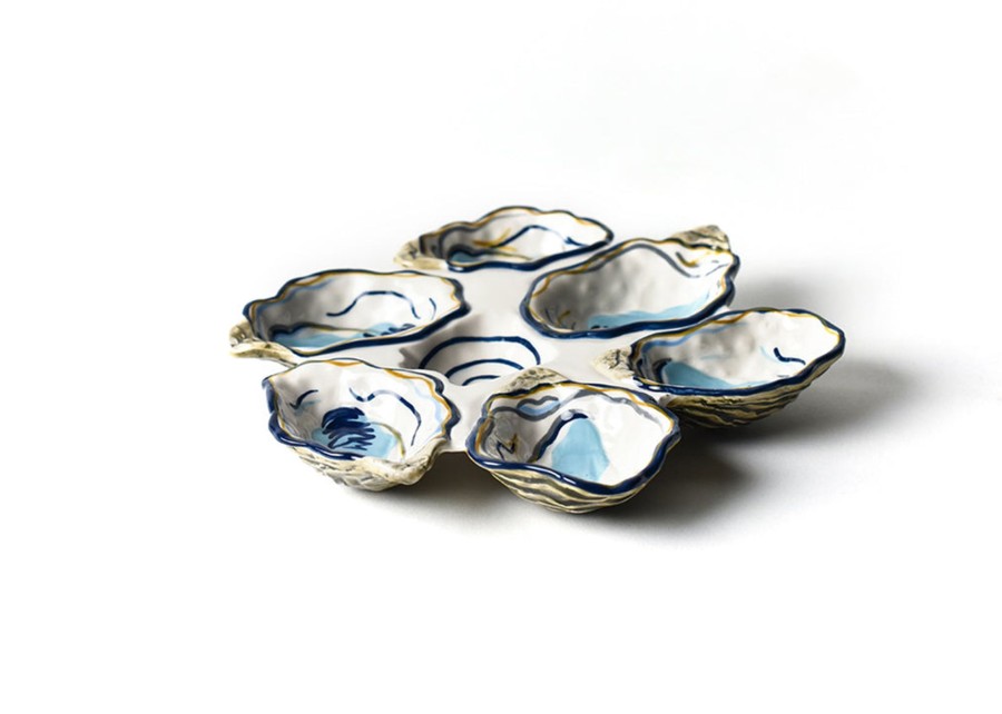 Entertaining Coton Colors by Laura Johnson | Oyster Half Dozen Platter