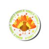 Commemorative Keepsakes Coton Colors by Laura Johnson | Thanksgiving Turkey Melamine Dinner Plate