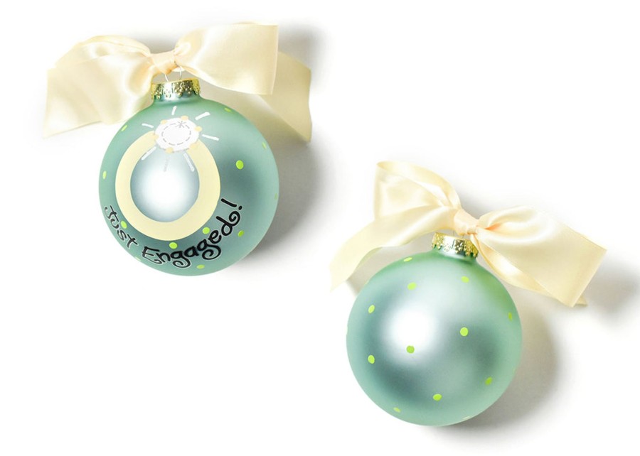 Ornaments Coton Colors by Laura Johnson | Just Engaged Glass Ornament