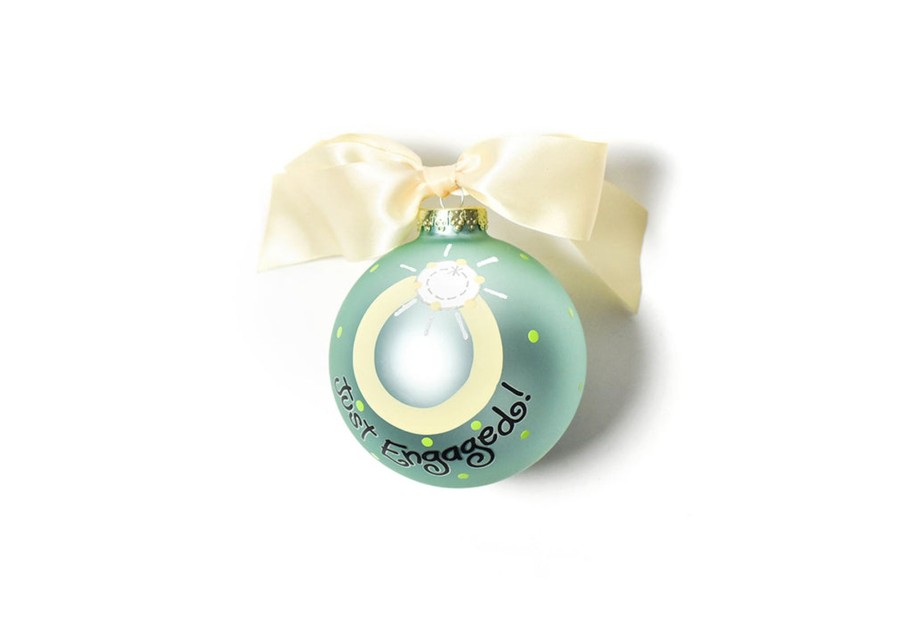 Ornaments Coton Colors by Laura Johnson | Just Engaged Glass Ornament