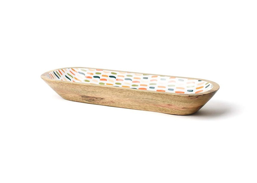 Entertaining Coton Colors by Laura Johnson | Feathered Dusk Wooden Dough Bowl