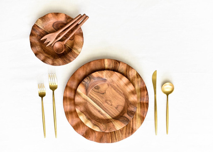 Entertaining Coton Colors by Laura Johnson | Fundamental Wood Appetizer Fork