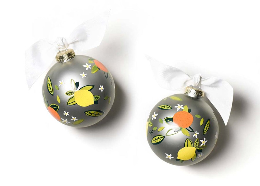 Commemorative Keepsakes Coton Colors by Laura Johnson | Citrus Glass Ornament