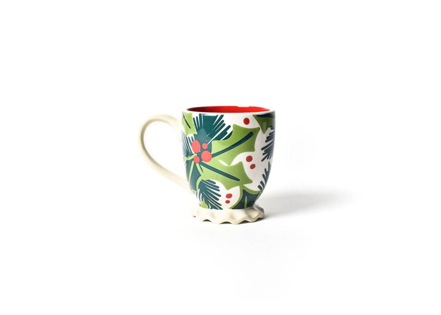 Tabletop Coton Colors by Laura Johnson | Balsam And Berry Holly Ruffle Mug