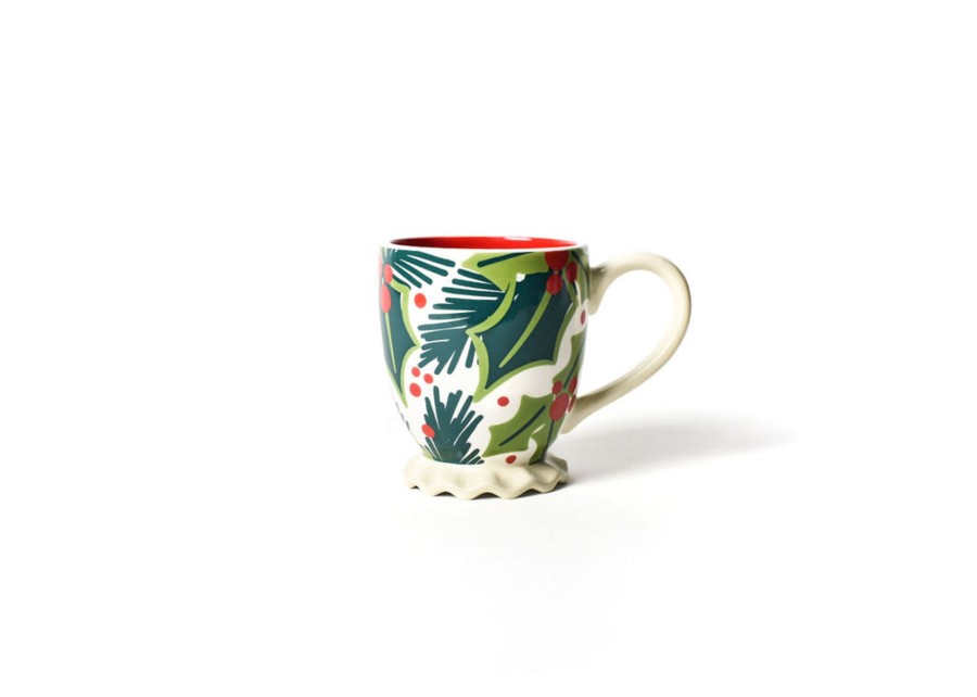 Tabletop Coton Colors by Laura Johnson | Balsam And Berry Holly Ruffle Mug