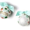 Ornaments Coton Colors by Laura Johnson | Best Mom Ever Glass Ornament