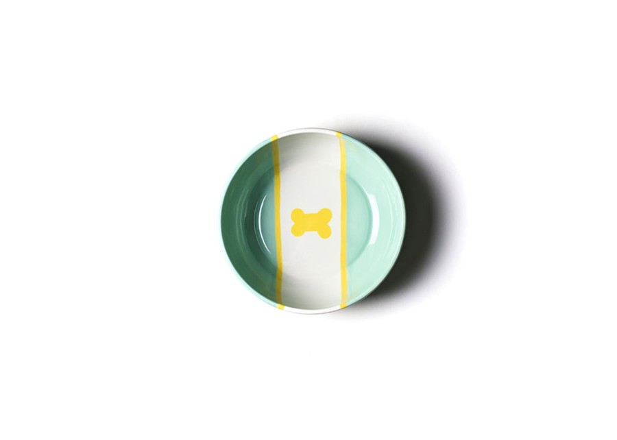 Commemorative Keepsakes Coton Colors by Laura Johnson | Mint Color Block Large Dog Bowl