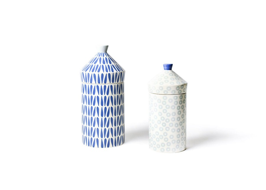 Entertaining Coton Colors by Laura Johnson | Iris Blue Canisters, Set Of 2