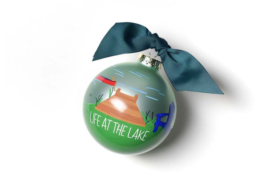 Commemorative Keepsakes Coton Colors by Laura Johnson | Life At The Lake Glass Ornament