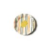 Tabletop Coton Colors by Laura Johnson | Turkey Stripes Ruffle Plate