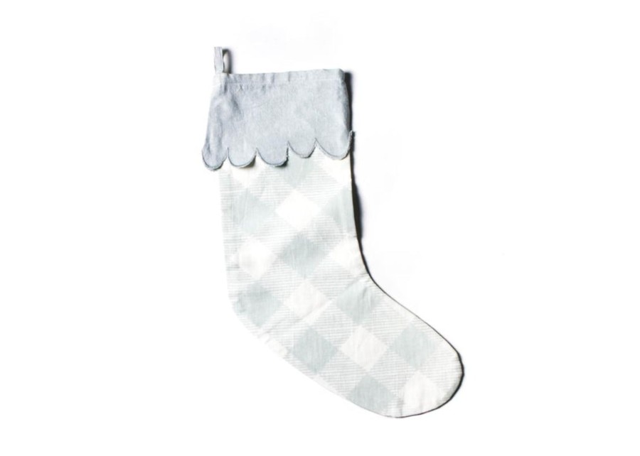 Commemorative Keepsakes Coton Colors by Laura Johnson | Blue Buffalo Stocking With Trim