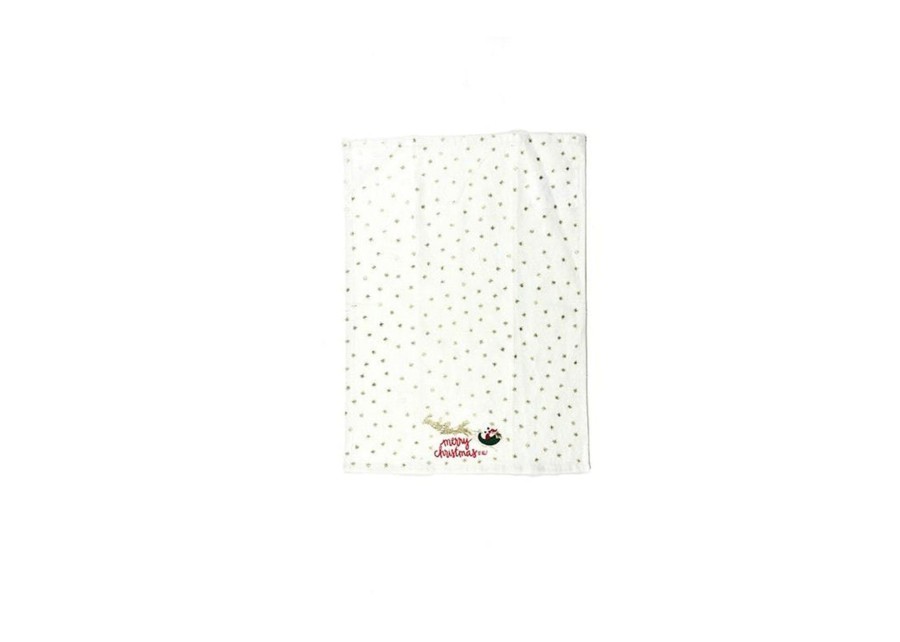 Home Coton Colors by Laura Johnson | Christmas In The Village Santa Small Hand Towel