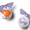 Commemorative Keepsakes Coton Colors by Laura Johnson | Clemson University State Glass Ornament