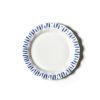 Tabletop Coton Colors by Laura Johnson | Iris Blue Drop Ruffle Dinner Plate