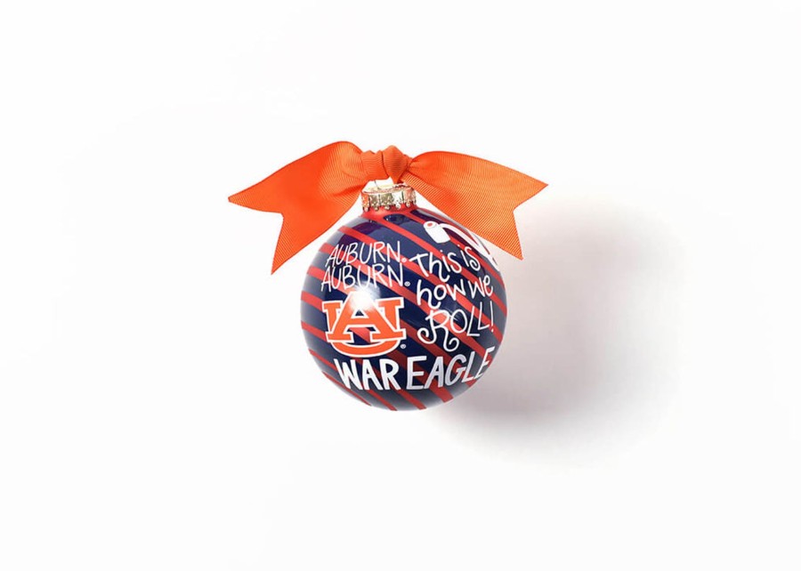 Ornaments Coton Colors by Laura Johnson | Auburn Word Collage Glass Ornament