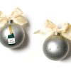 Commemorative Keepsakes Coton Colors by Laura Johnson | Just Married Champagne Pop Glass Ornament