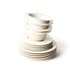 Tabletop Coton Colors by Laura Johnson | Signature White Rimmed Dinnerware 12 Piece Set