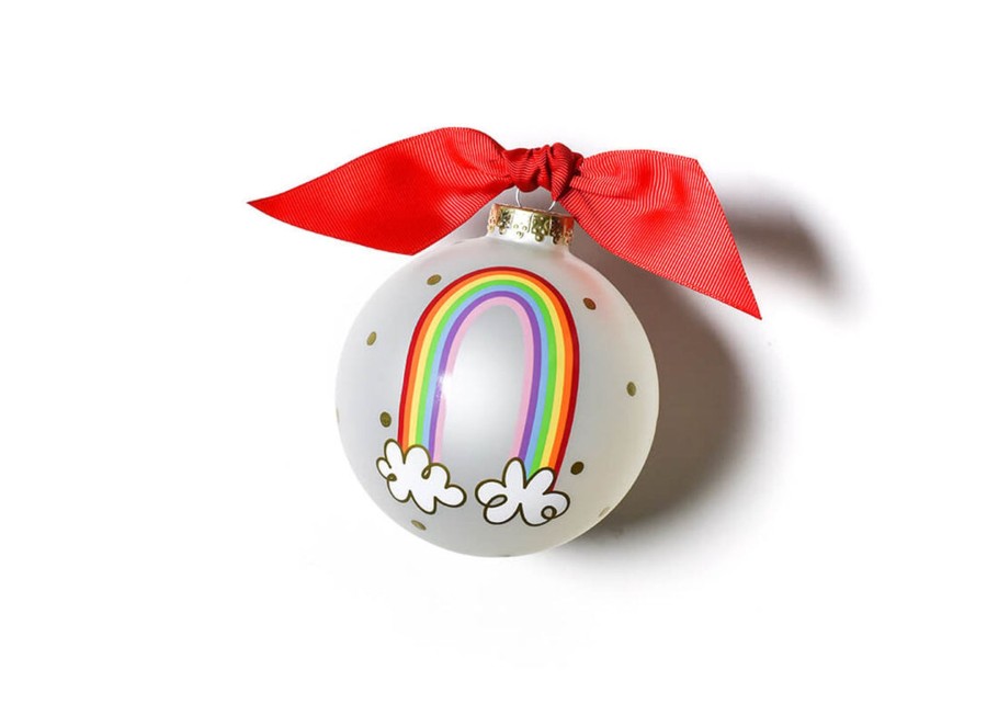 Ornaments Coton Colors by Laura Johnson | Rainbow Of Hope Glass Ornament