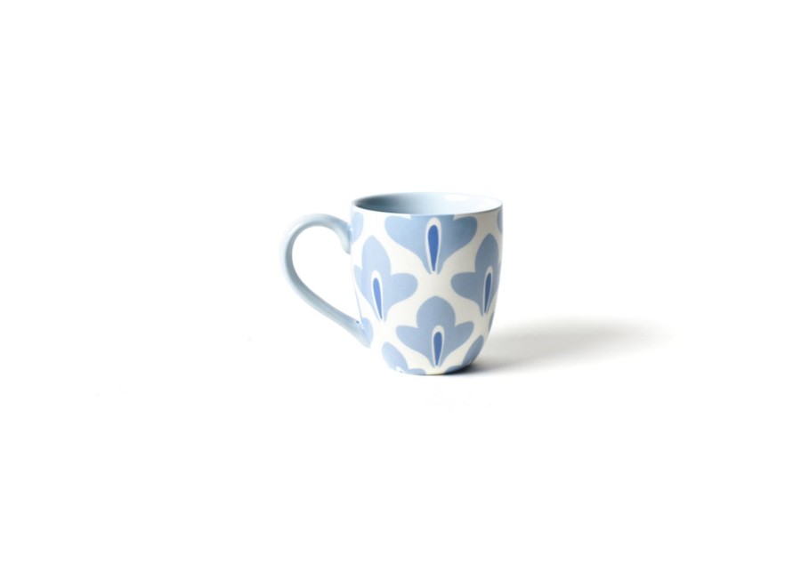 Tabletop Coton Colors by Laura Johnson | Iris Blue Sprout Mug, Set Of 4