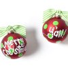 Ornaments Coton Colors by Laura Johnson | Merry Christmas Y'All Glass Ornament