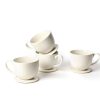 Tabletop Coton Colors by Laura Johnson | Signature White Footed Mug, Set Of 4