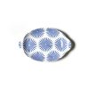 Entertaining Coton Colors by Laura Johnson | Iris Blue Burst Small Handled Oval Platter