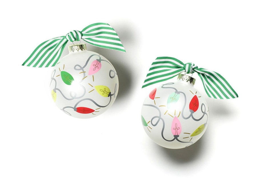 Ornaments Coton Colors by Laura Johnson | Gleaming Lights Glass Ornament