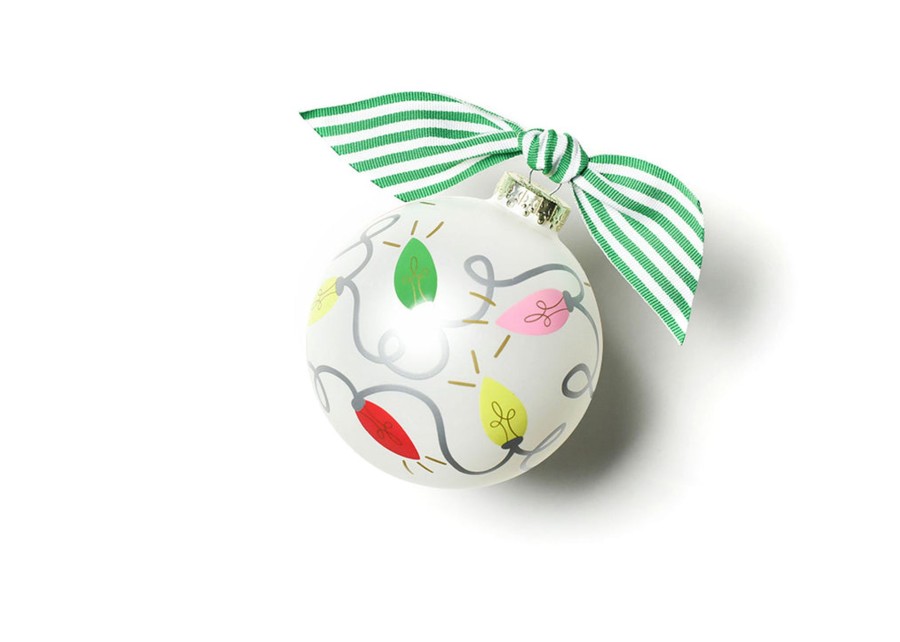 Ornaments Coton Colors by Laura Johnson | Gleaming Lights Glass Ornament