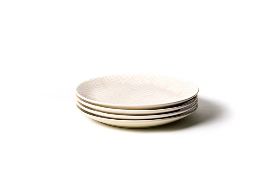 Tabletop Coton Colors by Laura Johnson | Blush Layered Diamond Dinner Plate, Set Of 4