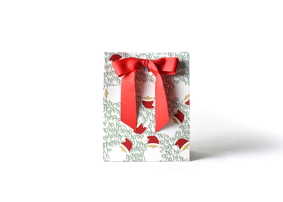 Home Coton Colors by Laura Johnson | Ho Ho Santa Medium Gift Bag