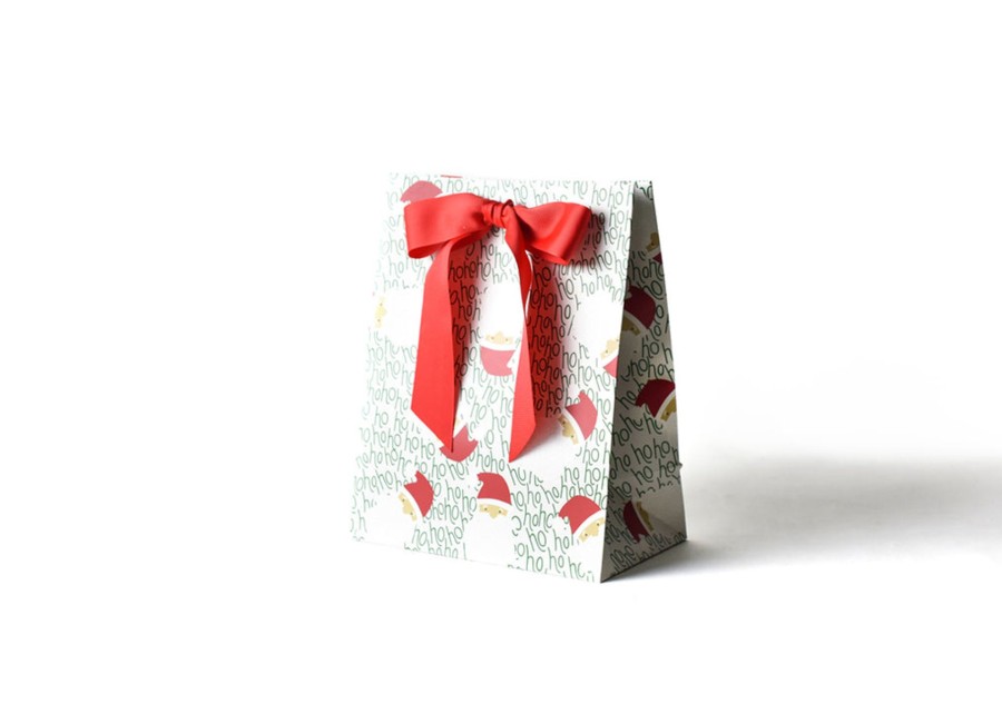 Home Coton Colors by Laura Johnson | Ho Ho Santa Medium Gift Bag