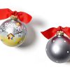 Ornaments Coton Colors by Laura Johnson | Rejoice Nativity Glass Ornament