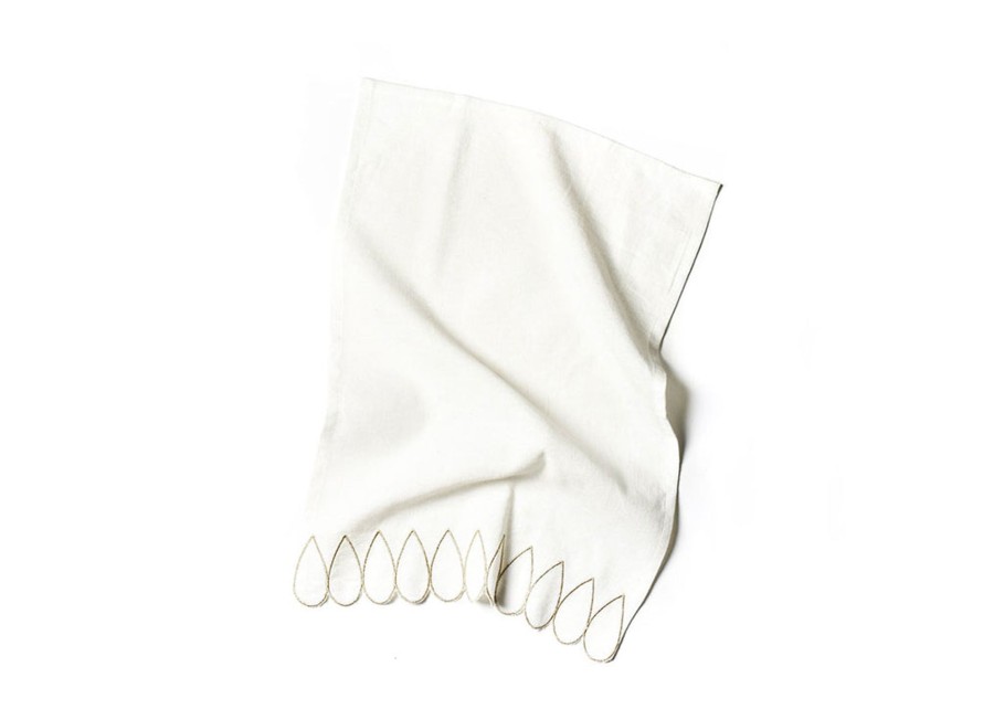 Home Coton Colors by Laura Johnson | Deco Gold Scallop Medium Hand Towel