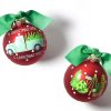 Ornaments Coton Colors by Laura Johnson | O Christmas Tree Farm Glass Ornament