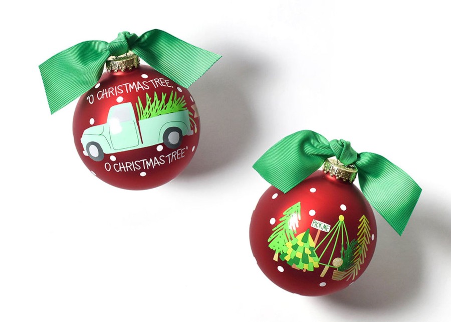 Ornaments Coton Colors by Laura Johnson | O Christmas Tree Farm Glass Ornament