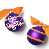 Ornaments Coton Colors by Laura Johnson | Clemson University Stripe Glass Ornament