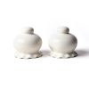 Entertaining Coton Colors by Laura Johnson | Signature White Ruffle Salt And Pepper Shaker Set