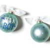 Ornaments Coton Colors by Laura Johnson | It'S A Boy Popper Glass Ornament