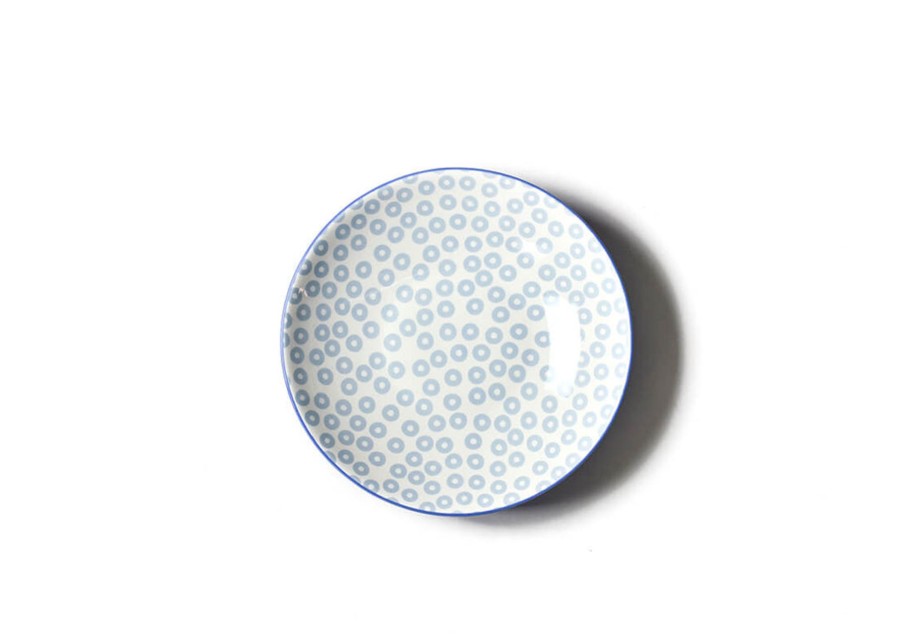 Entertaining Coton Colors by Laura Johnson | Iris Blue Pip Small Pasta Bowl